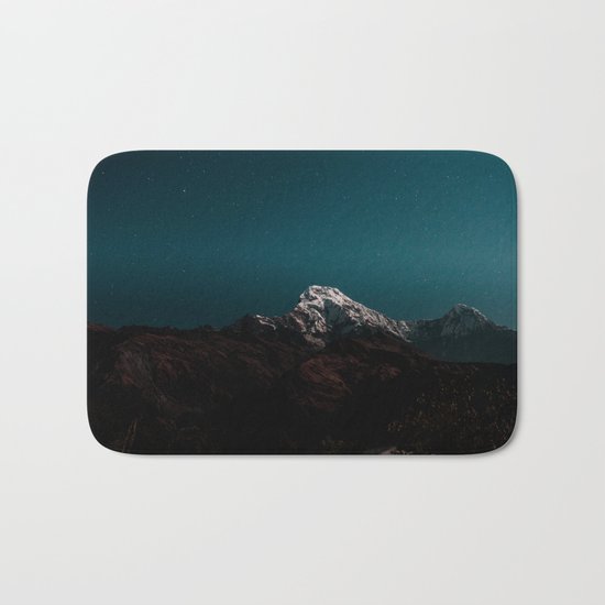 Dark Mountains #society6 #buyart Bath Mat
