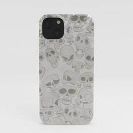 Skulls Pattern iPhone Case