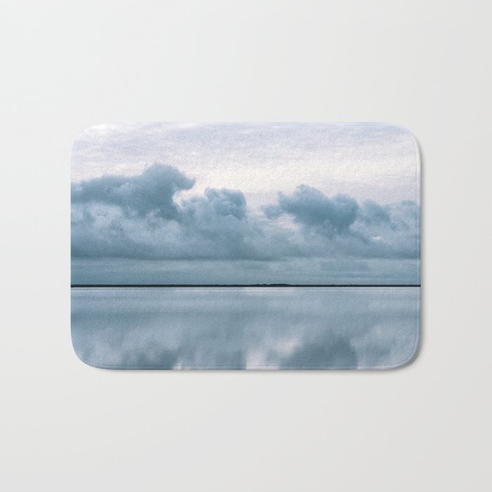 Epic Sky reflection in Iceland - Landscape Photography Bath Mat