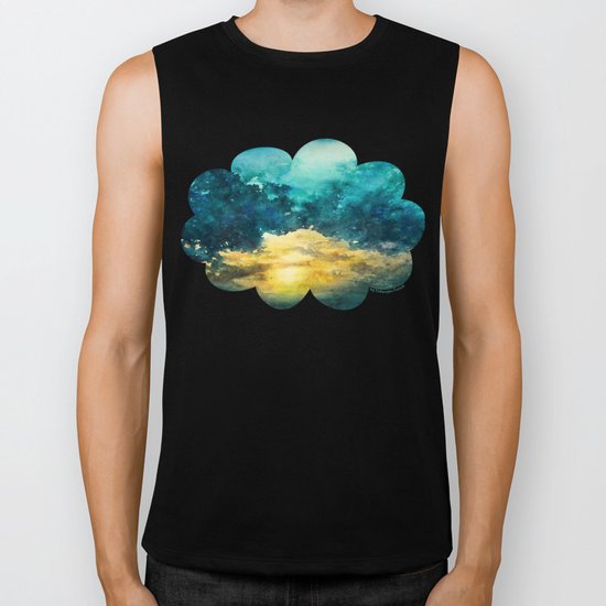 Sky No 3 Biker Tank