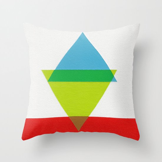 Peaks Throw Pillow