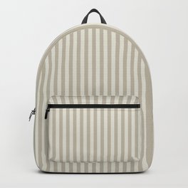 Minimal Stripes 2 - Greige Backpack