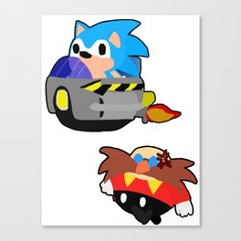 Sonic stole Eggmans property! Canvas Print