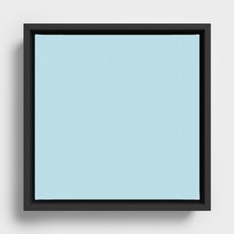 Powder Blue Framed Canvas