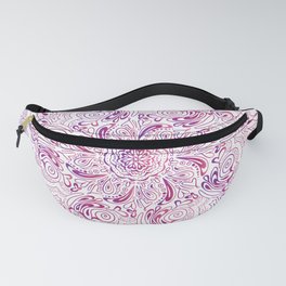 Love Mandala in Light Pink and Purple Fanny Pack