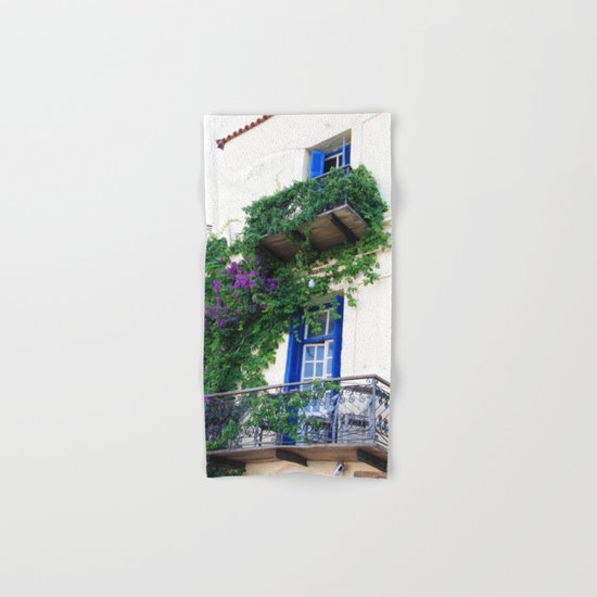 Chania Old Town View Hand & Bath Towel