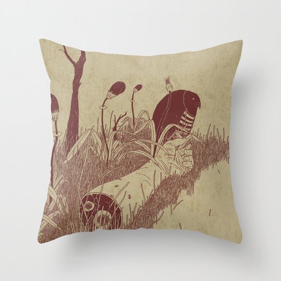 Helvete Forest Throw Pillow
