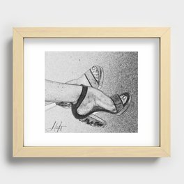 Shoes and Arches Recessed Framed Print