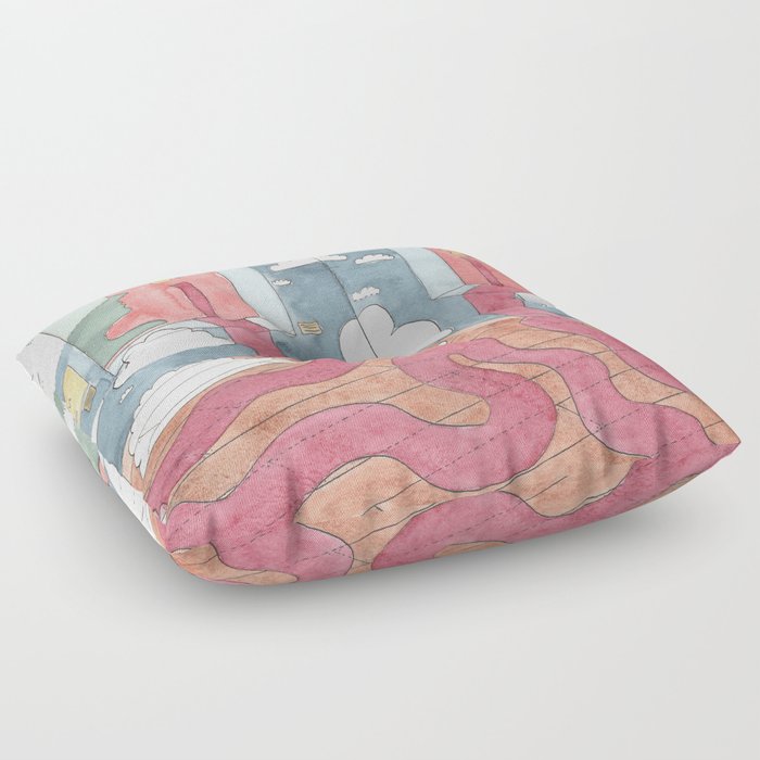 Dreams or Illusions Floor Pillow