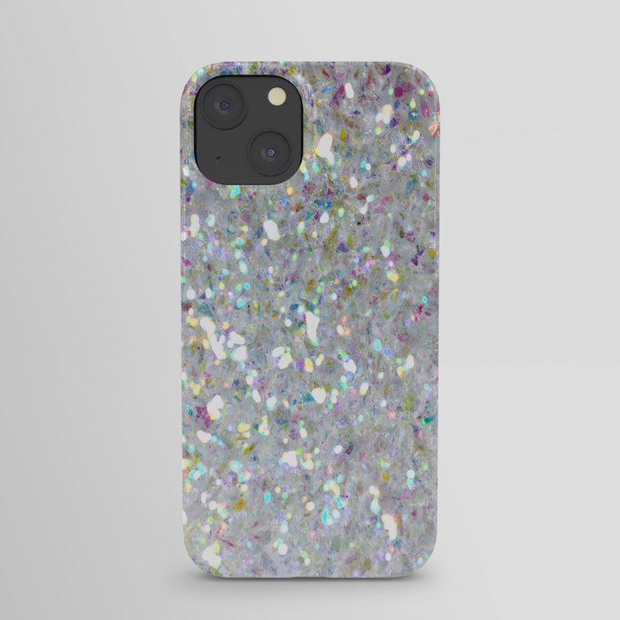 Fractured Crystal Snow iPhone Case