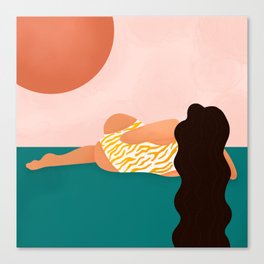 Relaxing in Summer Canvas Print