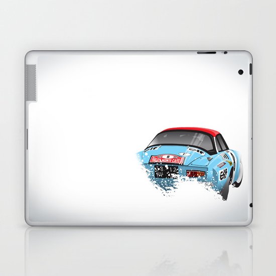 Jean-Pierre Nicolas-Vincent Laverne, Renault Alpine A110, 1975 Rally Monte Carlo Laptop & iPad Skin