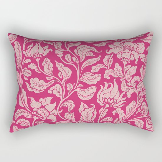neo ethnic pink Rectangular Pillow