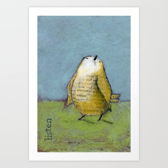 Listen Art Print