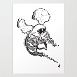 Seeing Elephant Flies Art Print