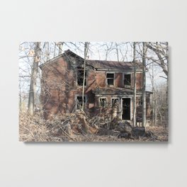 Stolen Time Metal Print | Photograph, Color, Abandonedhouse, Unwanted, Empty, Abandonedplaces, Photo, Bricks, Hdr, Feral 