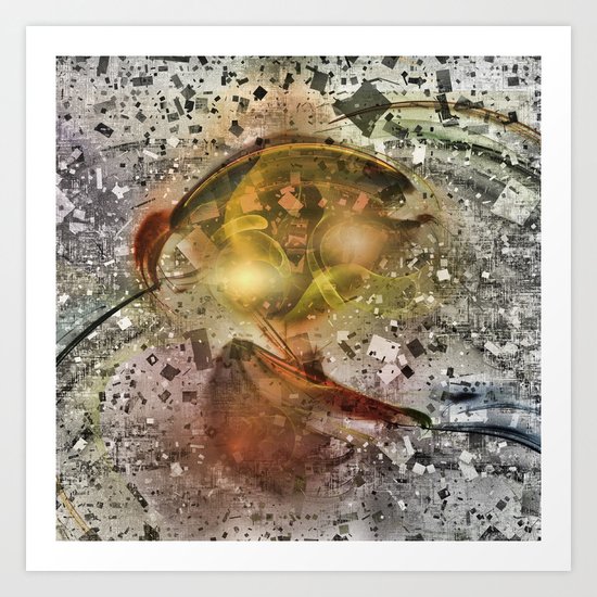 Albatros print 7 Art Print