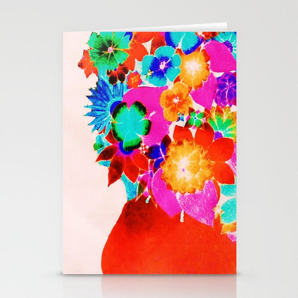 Flower Afro Stationery Cards