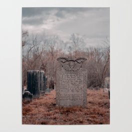 Old Plain Cemetery, North Stonington, CT Poster