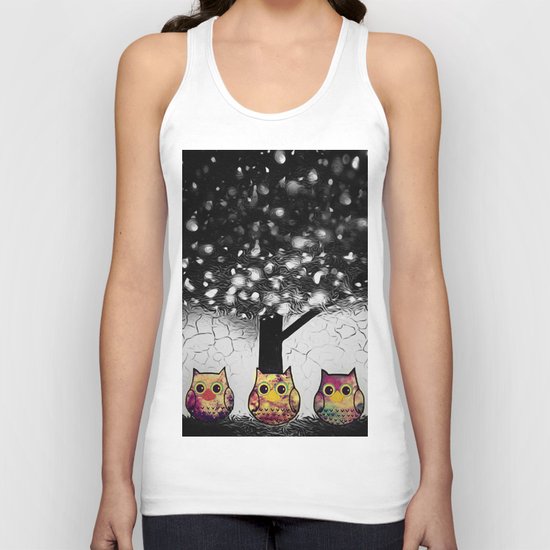owl-52 Unisex Tank Top