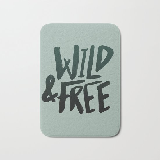 Wild & Free x Olive Green Bath Mat