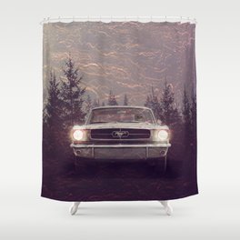 Sports Car Shower Curtains For Any, Muscle Car Shower Curtain