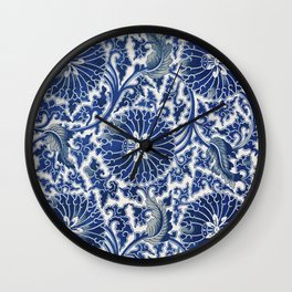 Chinese Floral Pattern 27 Wall Clock