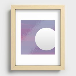 Moon Beam Recessed Framed Print