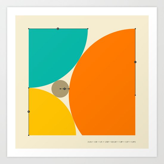 DESCARTES' THEOREM Art Print