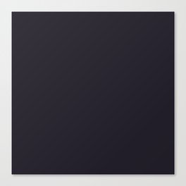 Noble Black Canvas Print