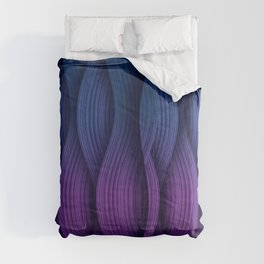 Purple and dark blue background Comforter