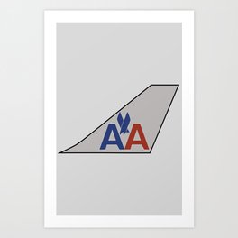 American Airlines Art Print