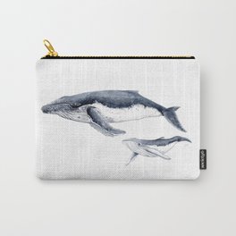 Humpback whale with calf Carry-All Pouch