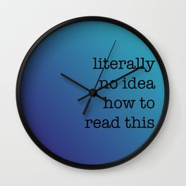 Funny Truth Wall Clock Wall Clock | Typography, Funny, Digital, Graphicdesign 