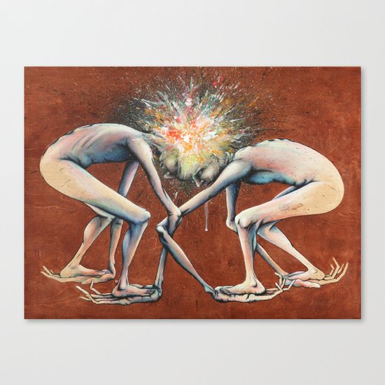 The Conjoined Collision Culmination Canvas Print