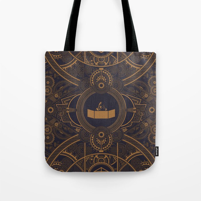 Steampunk Game Master with D20 Dice Tabletop RPG Gaming Tote Bag