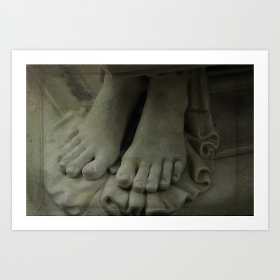 StoneFeet2 Art Print
