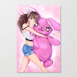 Bunny Hug Canvas Print