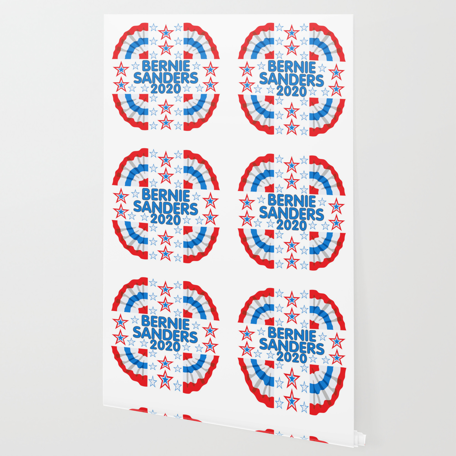 Bernie Sanders 2020 Red White Blue Banner Wallpaper By Paulaatwell