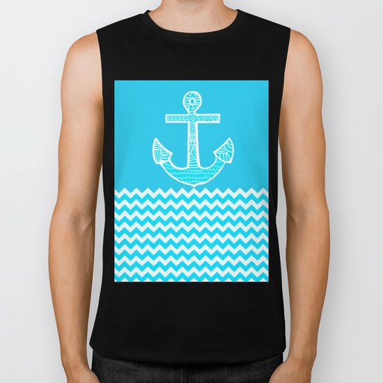 Anchor Biker Tank