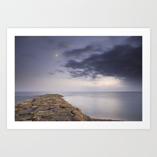 The way to the moon Art Print