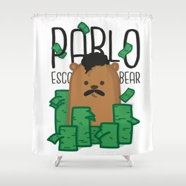 Pablo Escobear Shower Curtain