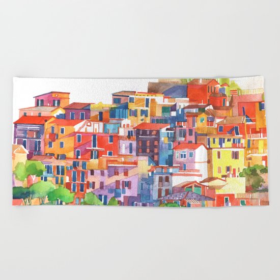 Cinque Terre vol2 Beach Towel