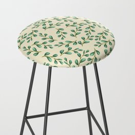 Branch with green leaves Bar Stool