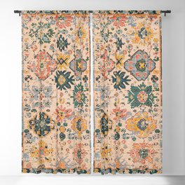 Oriental Vintage Carpet Design Blackout Curtain