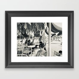 Girl at the Beach Framed Art Print