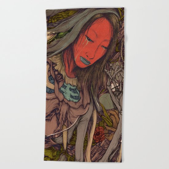 under beauty { Angels } Beach Towel