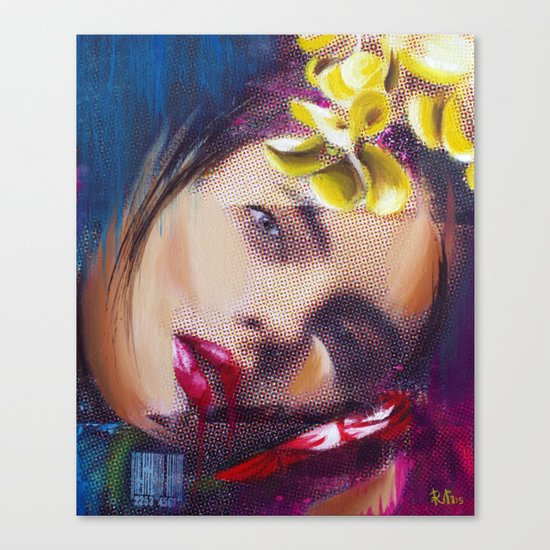 Evidencias de una imagen II Canvas Print