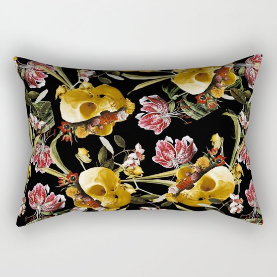 Monkey Skull Rectangular Pillow