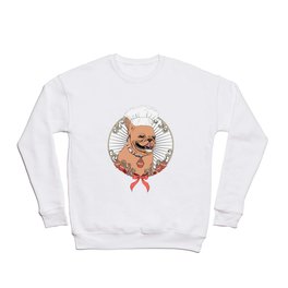Pastry Cook Bulldog Crewneck Sweatshirt